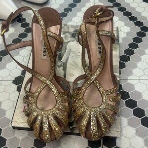 MIU MIU SLINGBACK PUMPS